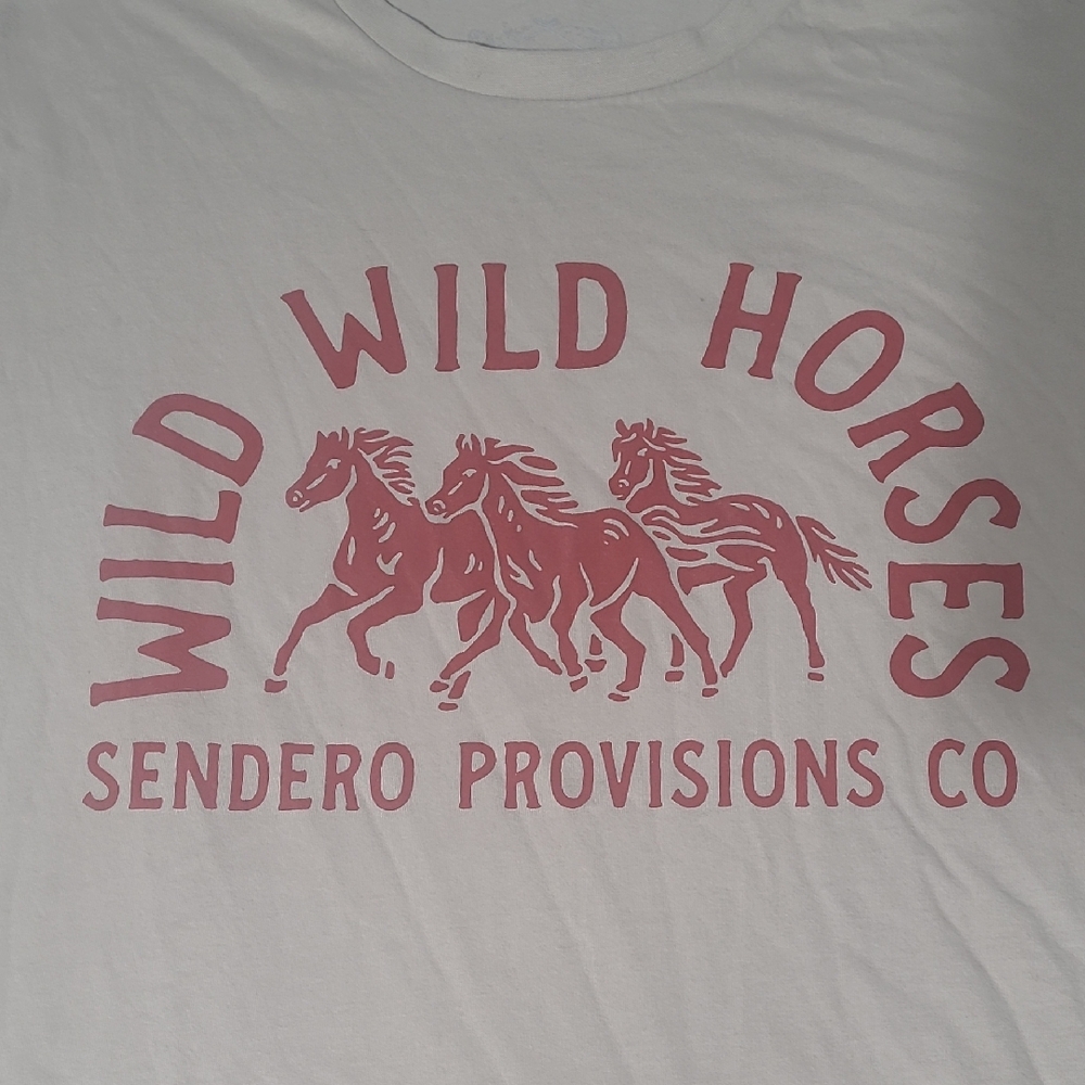 Wild Wild Horses Sendero Provisions Co. Graphic Tee- XL